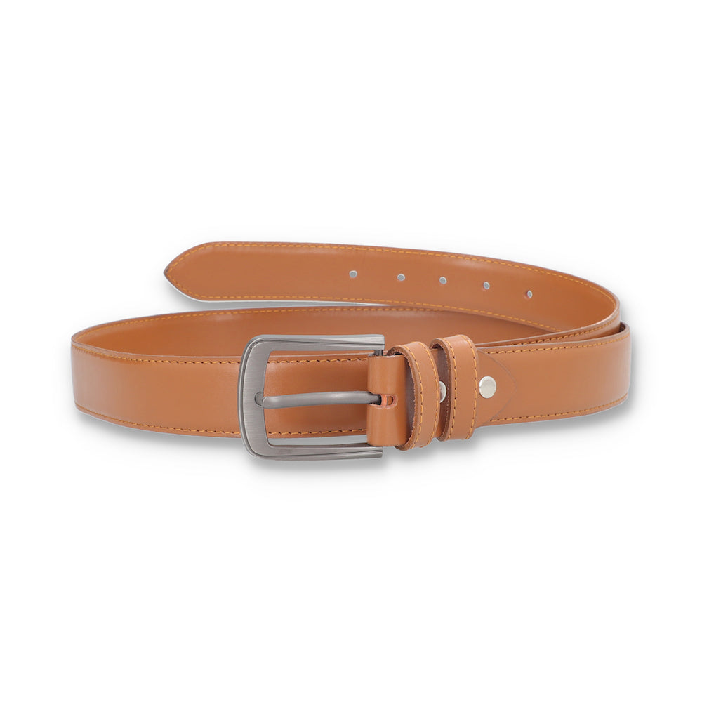 Semi Formal Tan Leather Belt