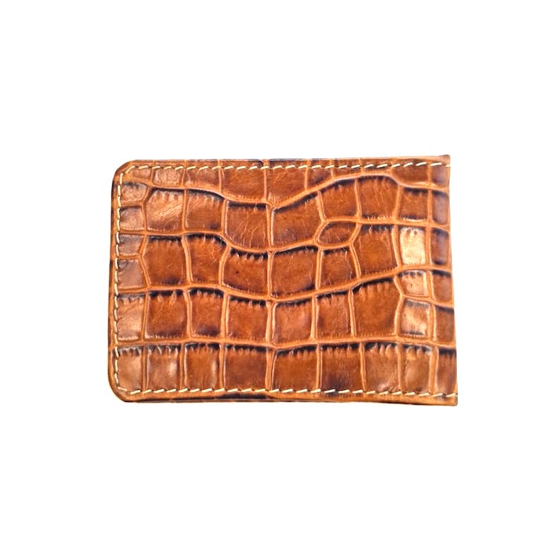 Oyster Croco Visiting Card Holder