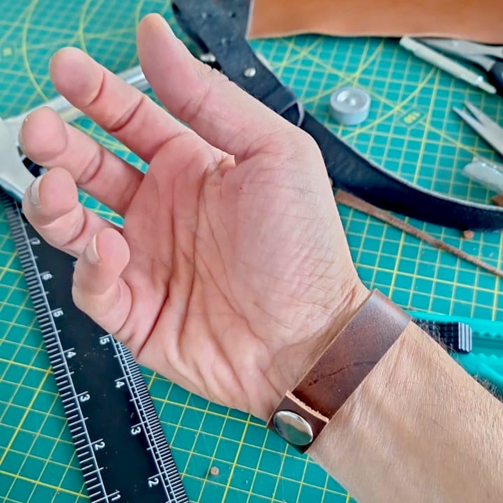 Leather Wristlet Making Workshop