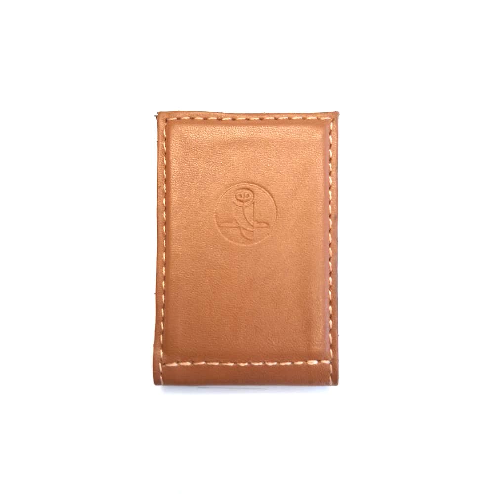 Currency And Utility Clip Chocolate Brown