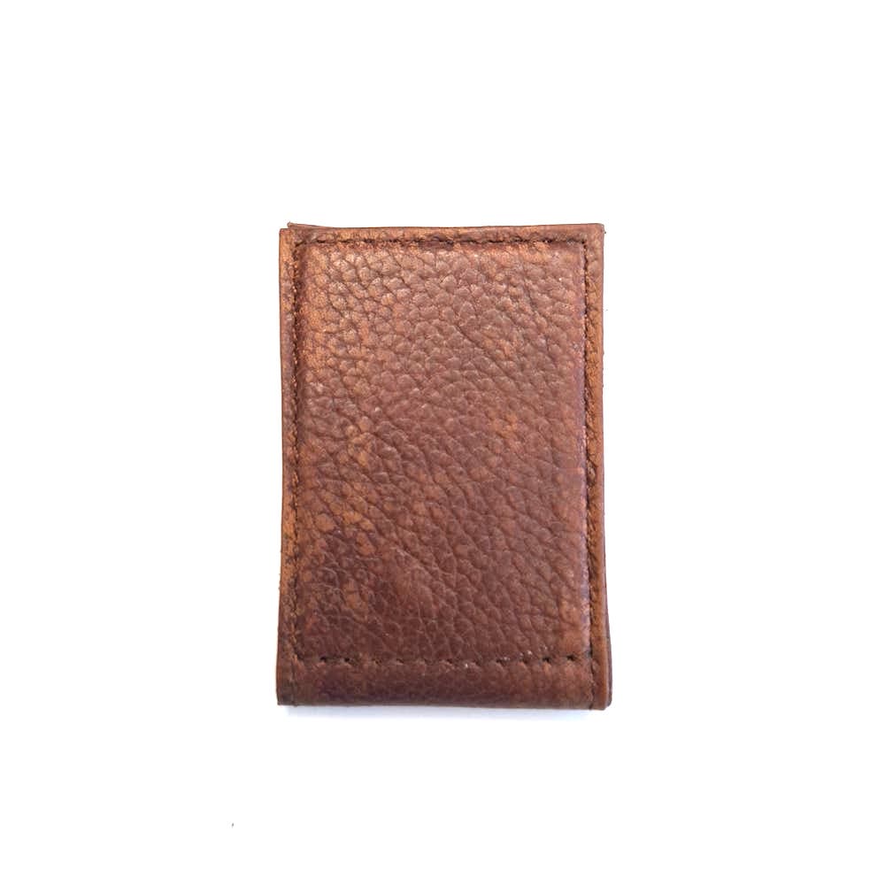 Currency And Utility Clip Pull-up Vintage Brown
