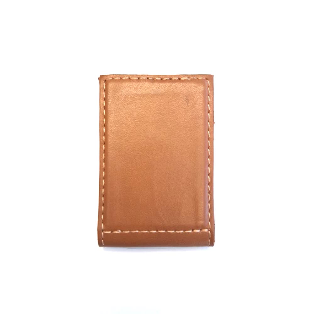 Currency And Utility Clip Chocolate Brown