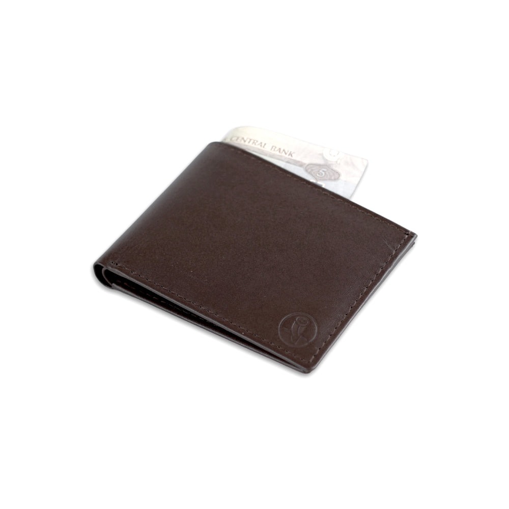 Remington Brown Compact Dollar Bifold Wallet