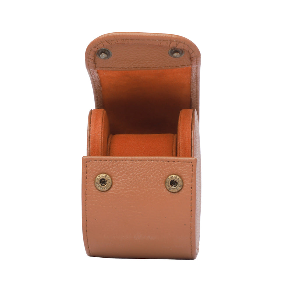 Titan Small Tan Watch & Jewellery Case
