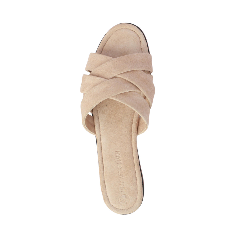 Solenè Slides Beige