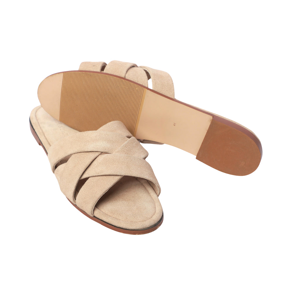 Solenè Slides Beige