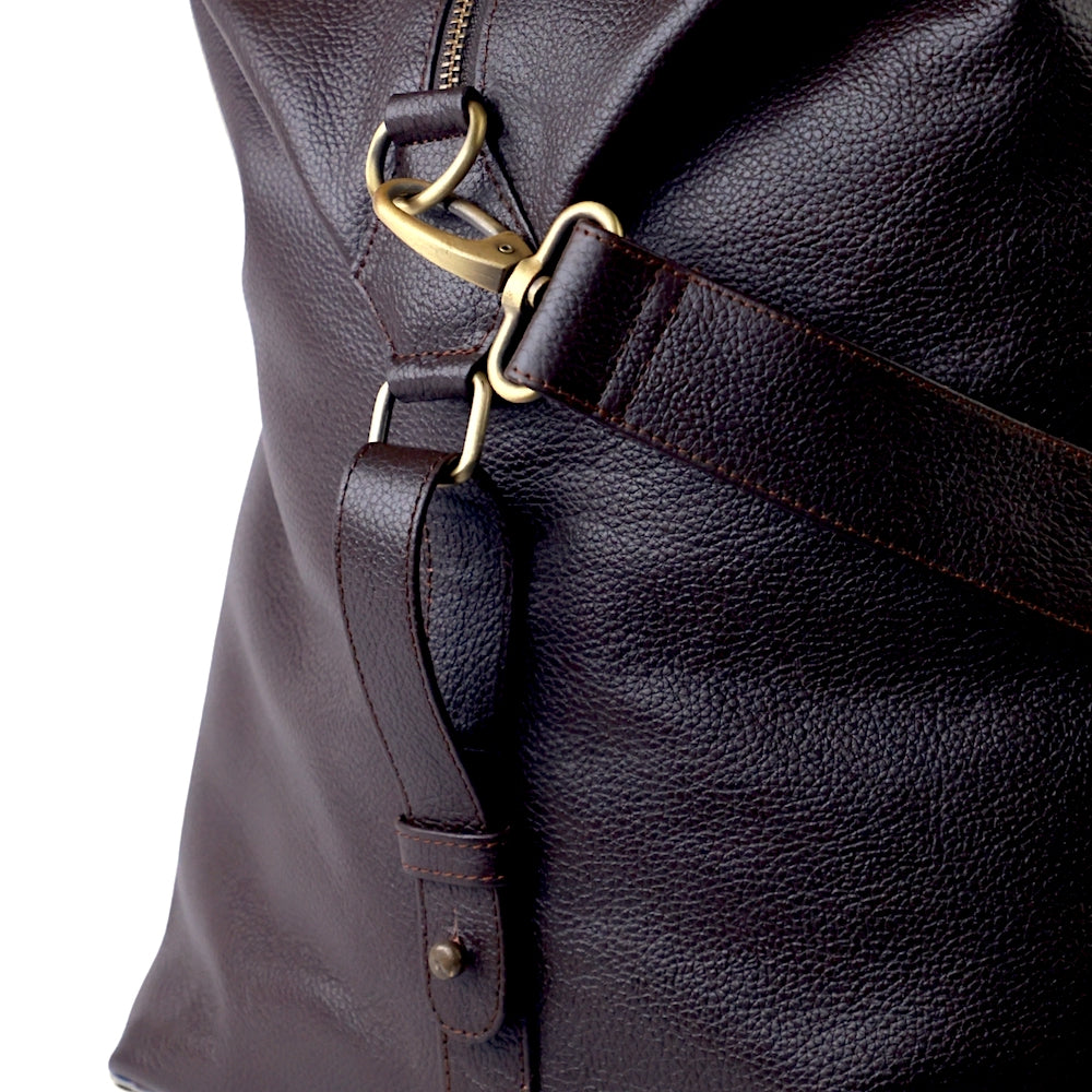 Scott Large Capacity Brown Duffle Bag