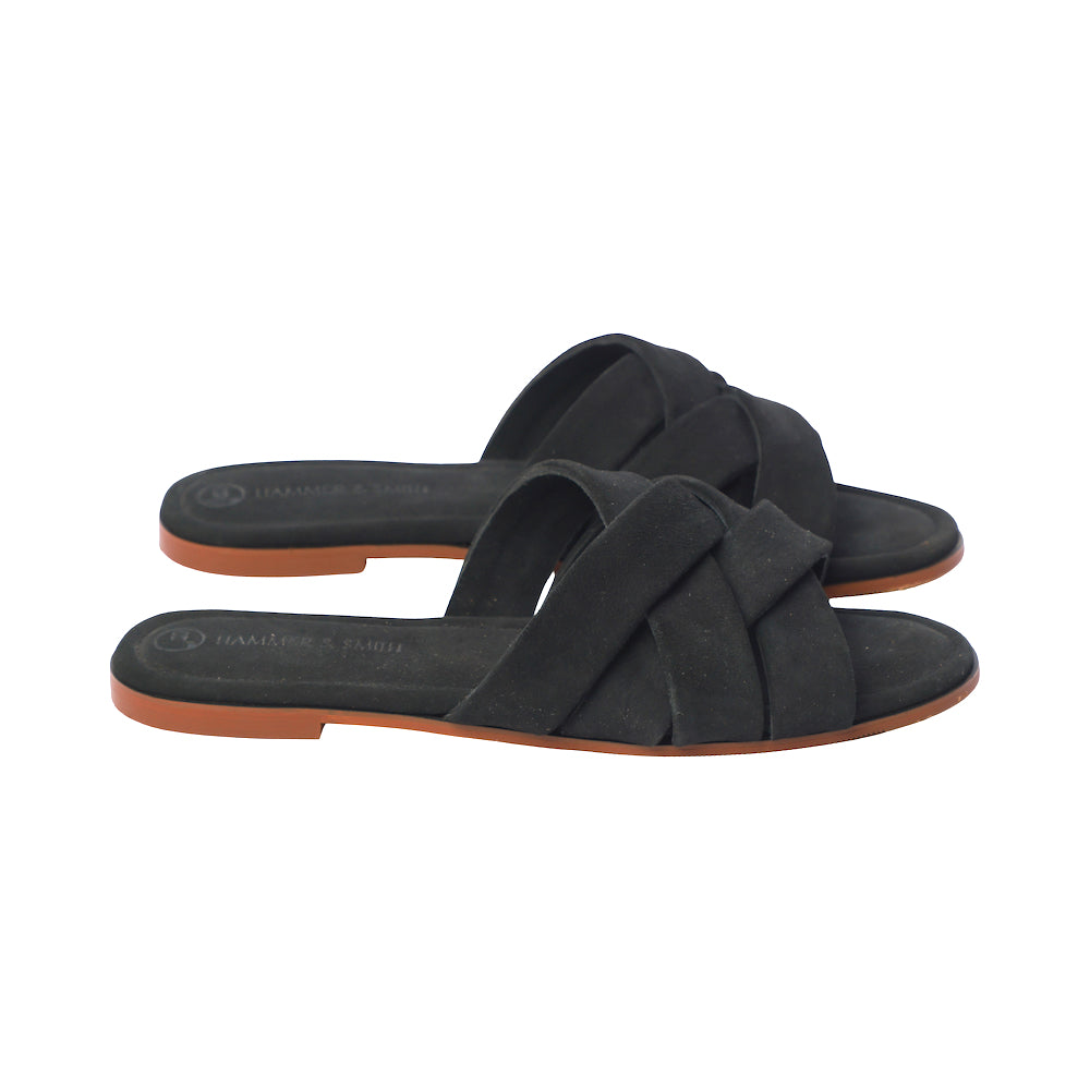 Solenè Slides Ash Black