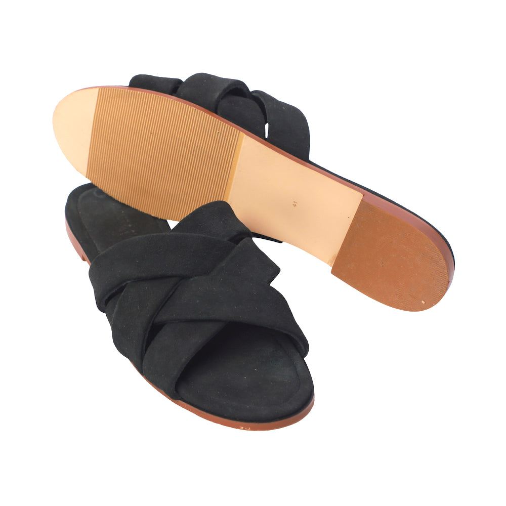 Solenè Slides Ash Black