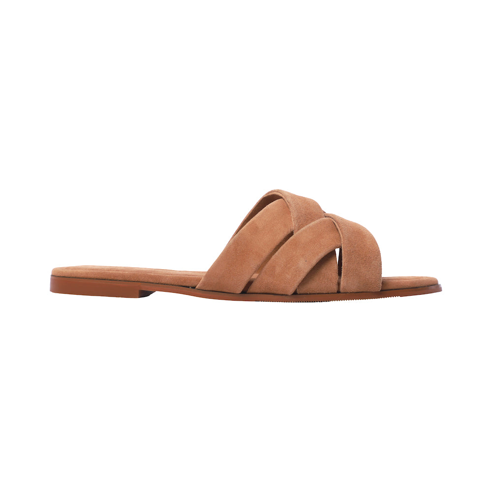 Solenè Slides Tan