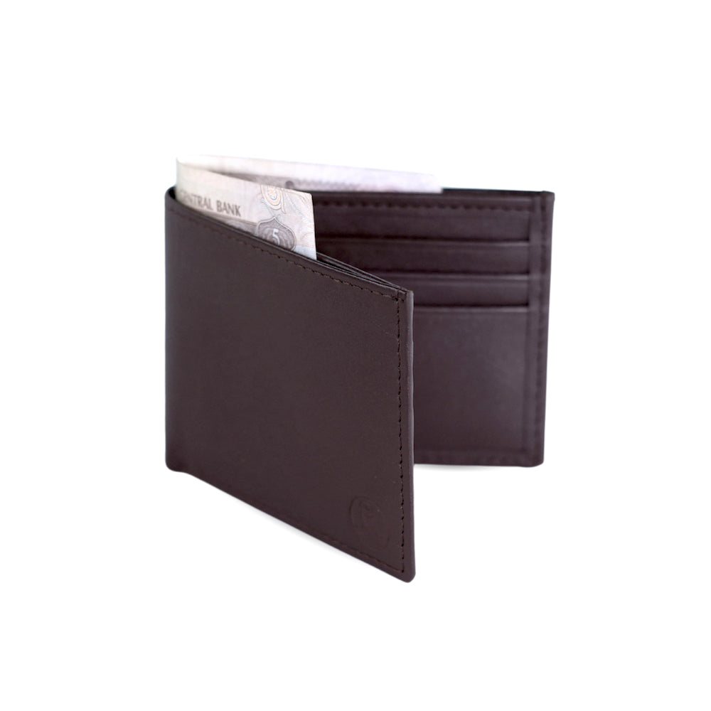 Remington Brown Compact Dollar Bifold Wallet