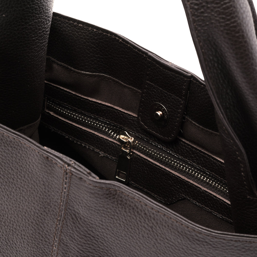 Carmen Brown Shoulder And Handbag