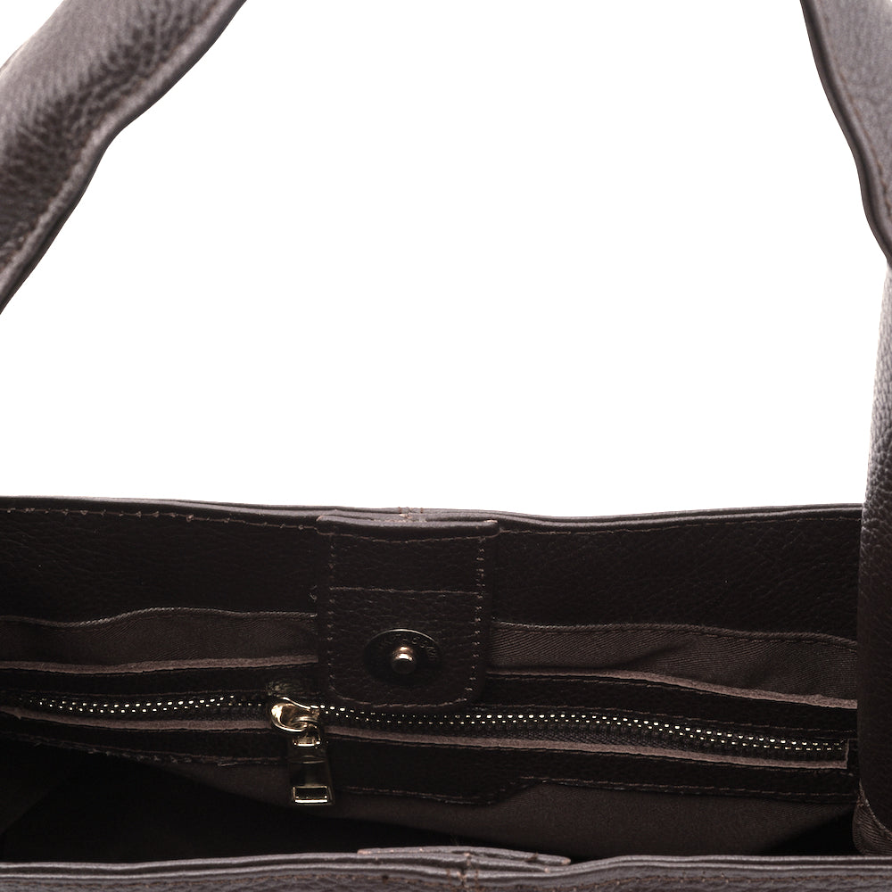 Carmen Brown Shoulder And Handbag
