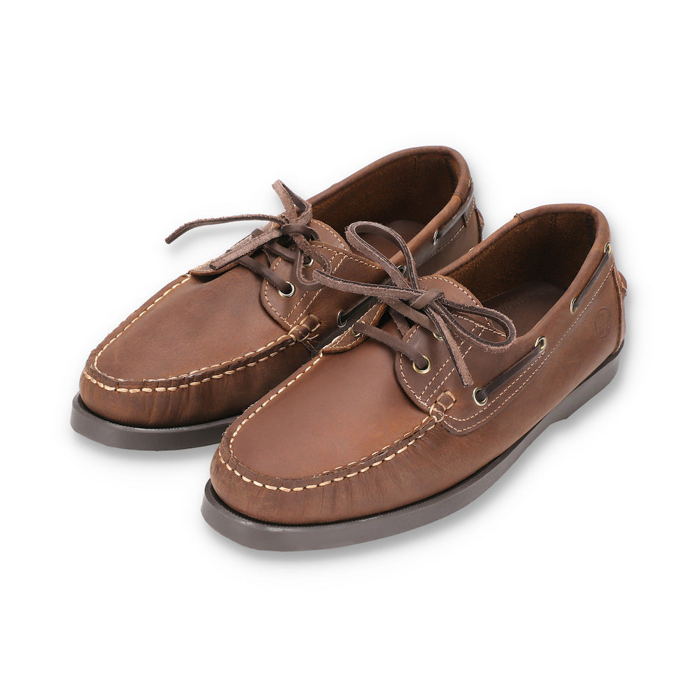 Bordo Waxed Sterling Boat Shoes