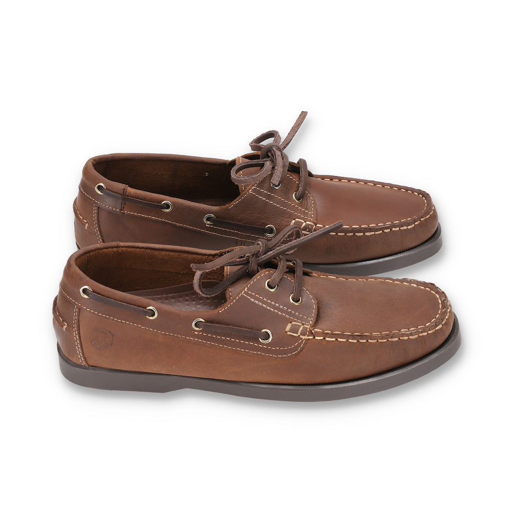 Bordo Waxed Sterling Boat Shoes
