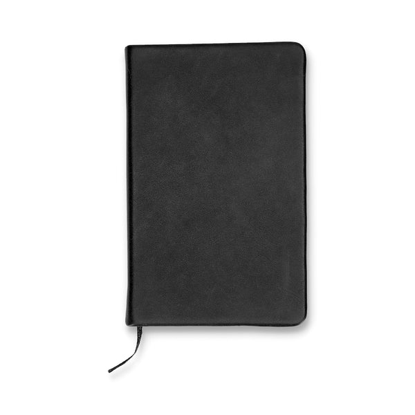 Oslo Black Leather Notebook - Premium Pocket Journal | Hammer & Smith