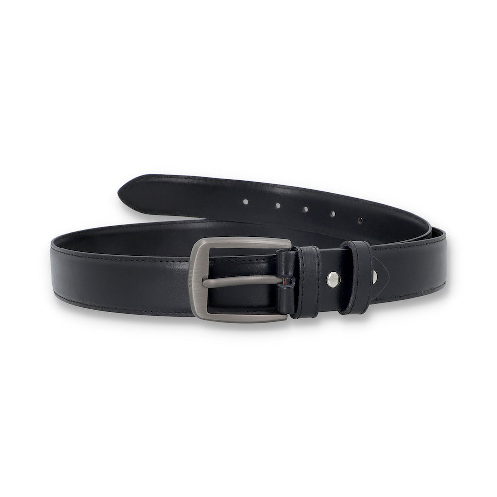 Semi Formal Black Leather Belt