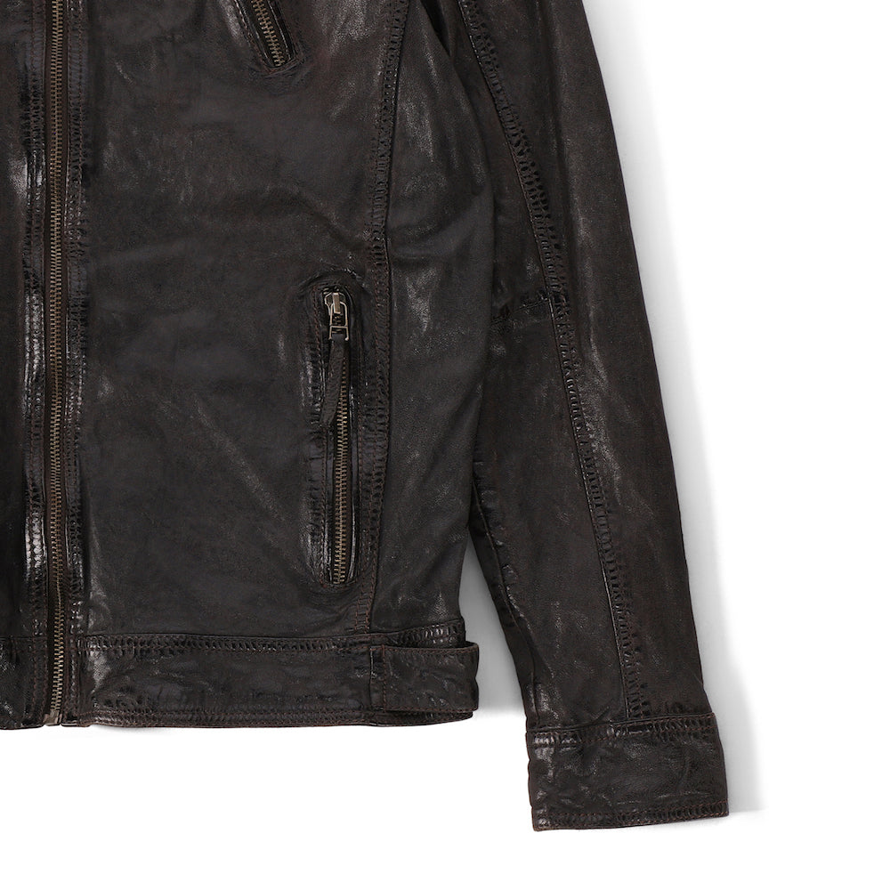Brown Vintage Leather Jacket