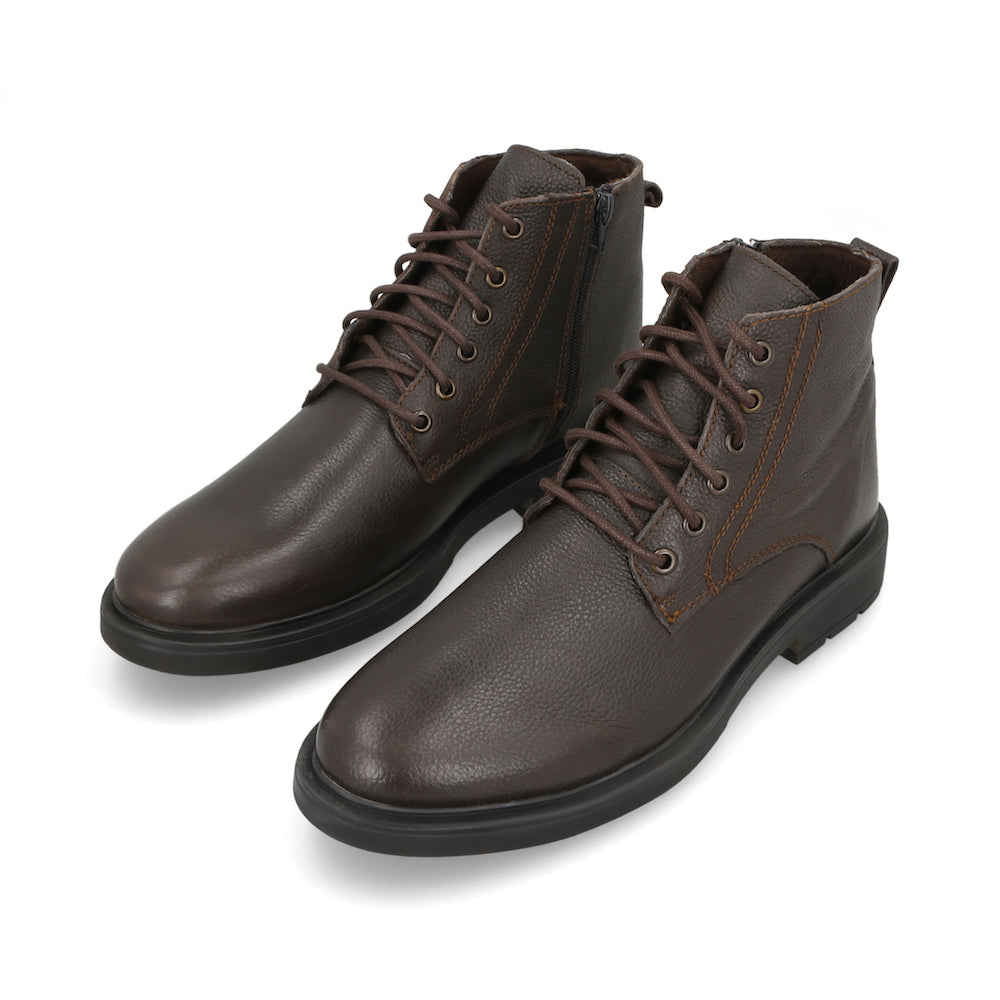 Brown Ankle High Field Boots