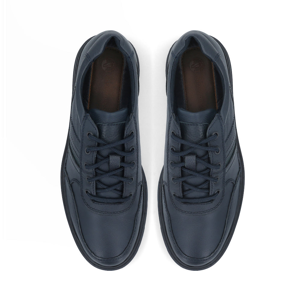 Dark Blue Camp Lace-up Sneakers