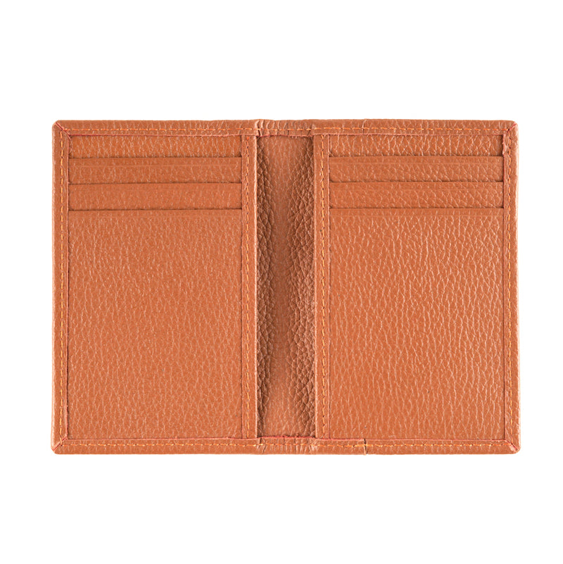 Luxe Tan Compact Wallet & Card Holder