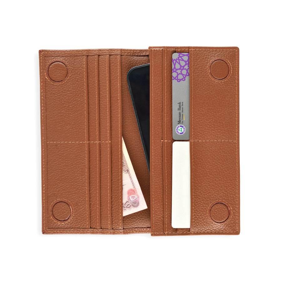 Rawter Tan Travel Wallet & Phone Holder