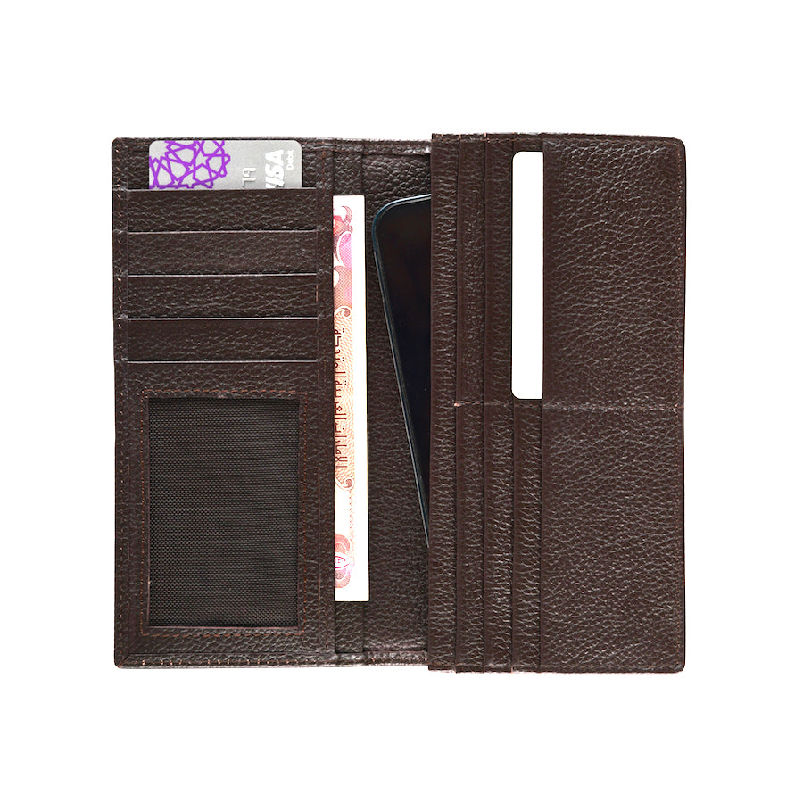 Emoro Brown Travel Wallet & Phone Holder