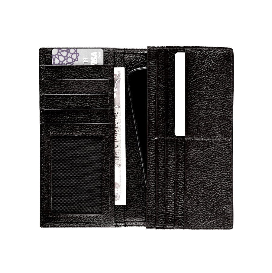 Emoro Black Travel Wallet & Phone Holder