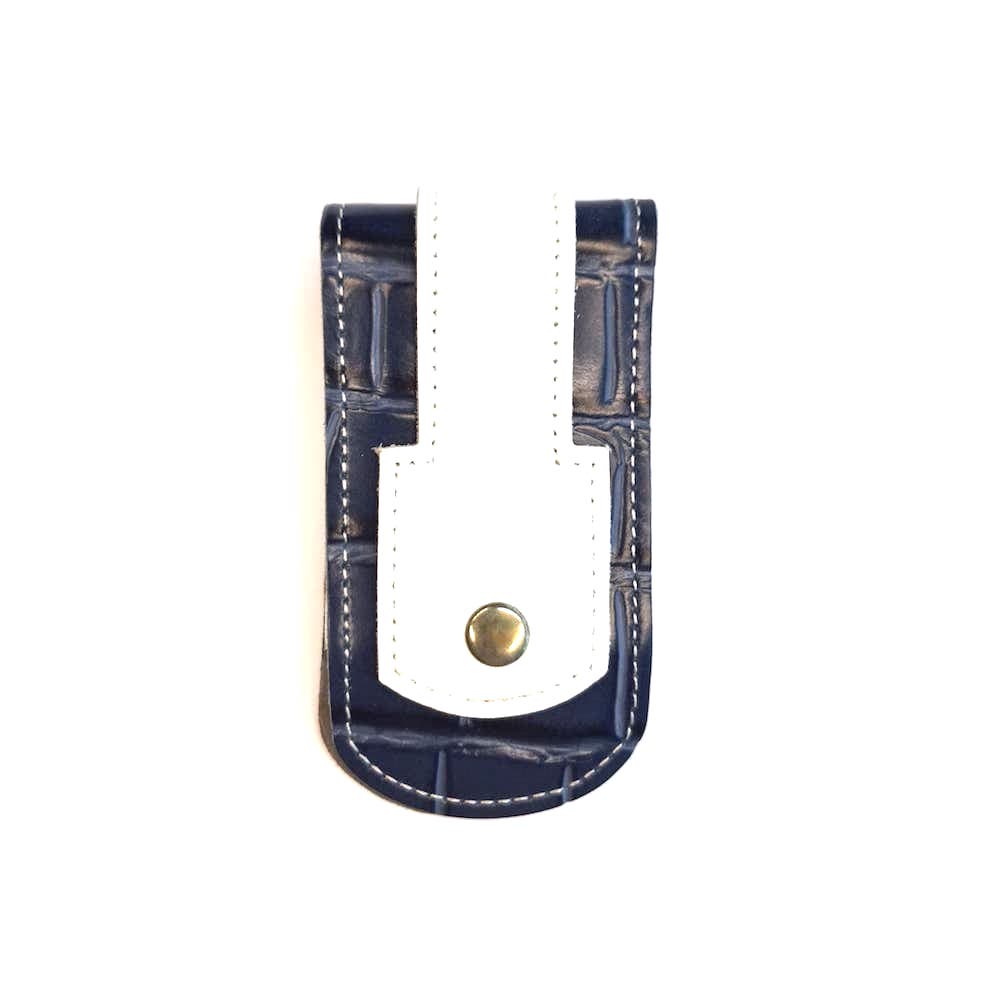 Blue & White Belt Loop Keychain