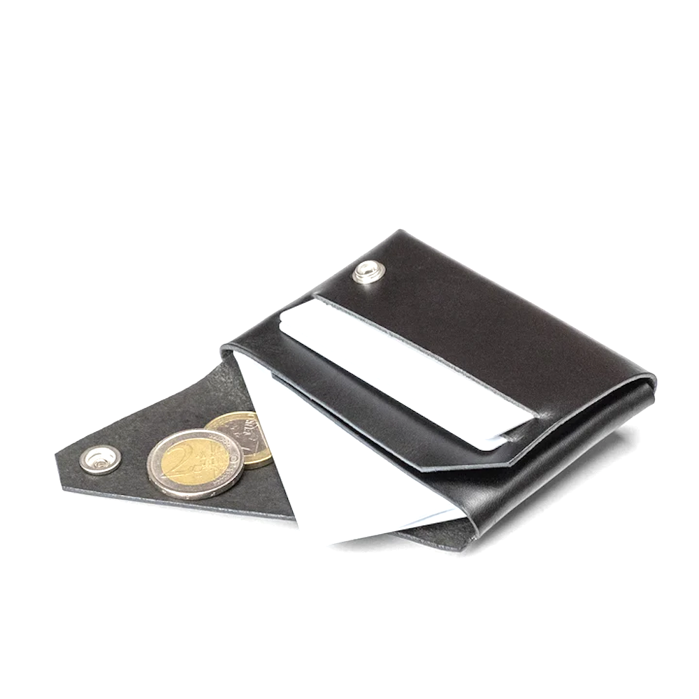 Origami Foldable Black Wallet & Card Holder