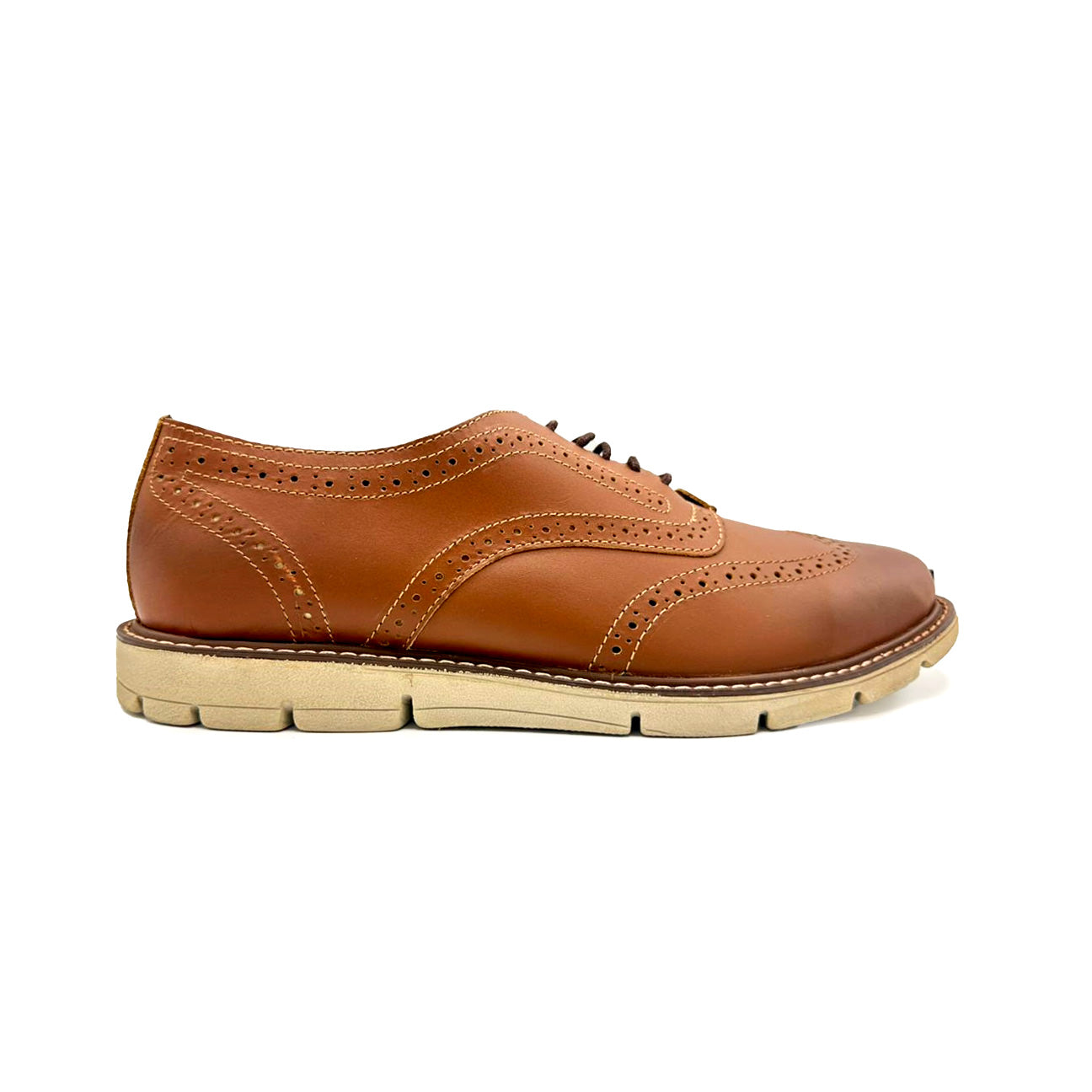 Cooper Tan Brogues Lace-ups