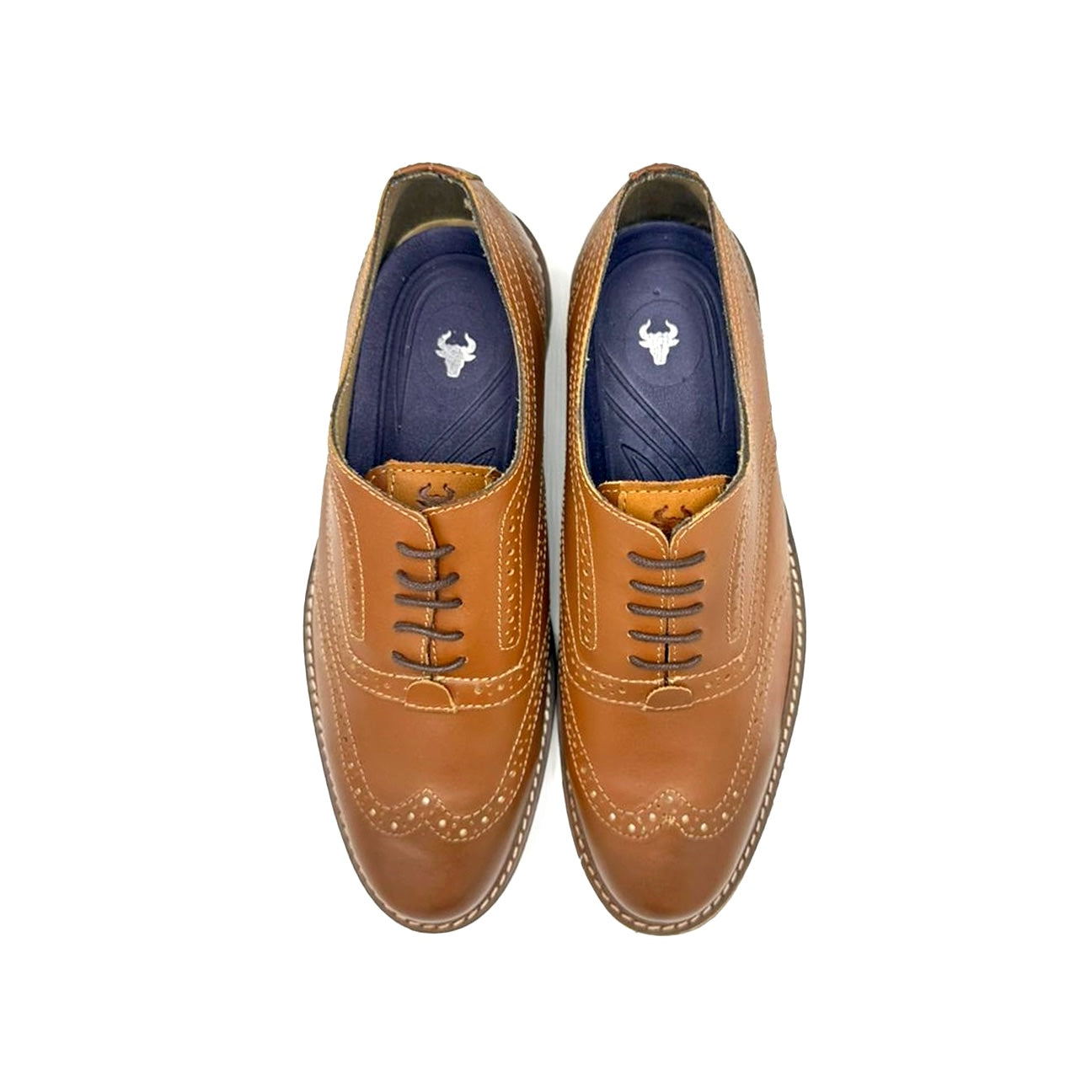 Cooper Tan Brogues Lace-ups